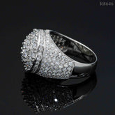 GL Hip Hop Fine Jewelry VVS Moissanite Diamond Ring